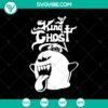 King Ghost and King Boo funny Halloween SVG design for crafts and decorations.