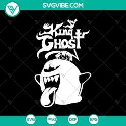 King Ghost SVG, King Boo SVG, Funny Halloween SVG