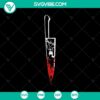 Michael Myers and bloody knife SVG design, perfect for Halloween projects.