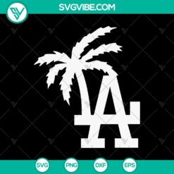 LA Palm Tree California SVG, Los Angeles Dodgers SVG, Palm Tree LA Dodgers SVG