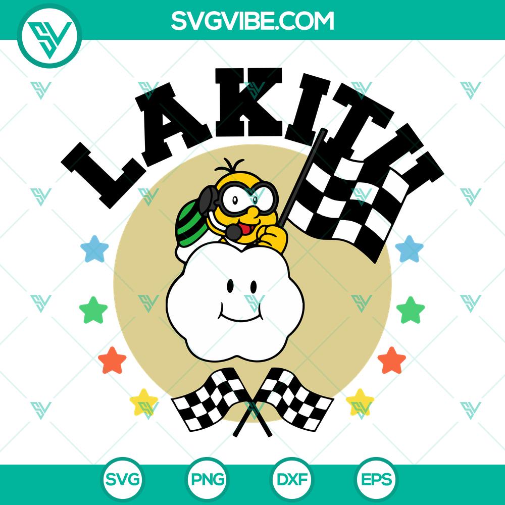 Lakitu Mario Kart SVG | Cloud Racer Cut Files Lakitu Mario Kart SVG | Cloud Racer Cut Files