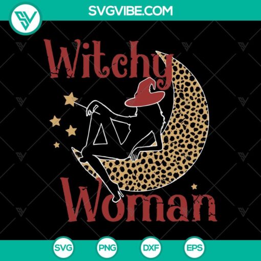 leopard halloween witchy woman svg halloween svg scary svg