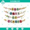 Little Girl 100 Days of School Bracelet SVG | Classroom Cute Cut Files 3
