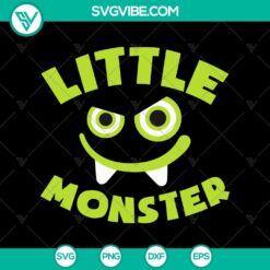 Little Monster SVG, Cute Monster SVG, Monster Family SVG