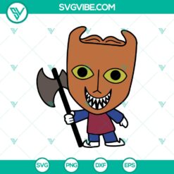 Halloween, The Nightmare Before Christmas SVG, SVG Files, Lock Chibi SVG, Lock 16