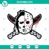 Michael Myers double knife logo in SVG format for Halloween film horror enthusiasts. Ideal for Halloween-themed designs.