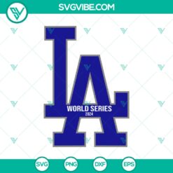 Los Angeles Dodgers World Series 2024 SVG PNG Silhouette