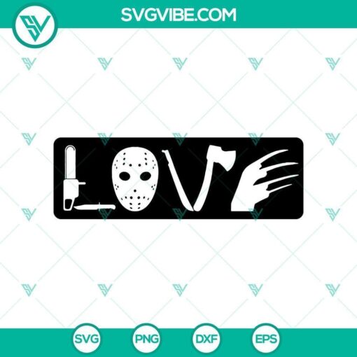 love halloween svg halloween svg horror svg