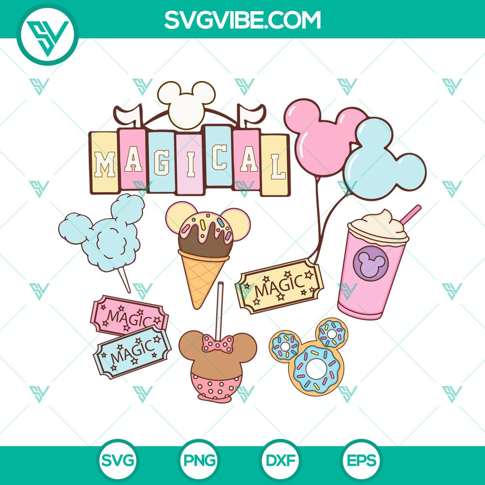 Magical Pastel Park Snacks SVG | Cute Disney Foodie Cut Files Magical Pastel Park Snacks SVG | Cute Disney Foodie Cut Files