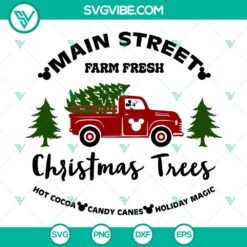 Main Street Farm Fresh Christmas Tree SVG