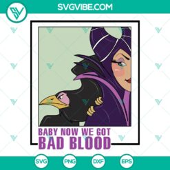 Maleficent Villain Baby SVG | Bad Blood Disney Cut Files