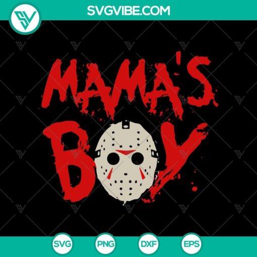 mama8217s boy svg jason voorhees mask svg horror halloween svg