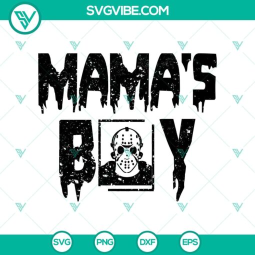 mama8217s boy svg jason voorhees svg horror movie svg halloween svg