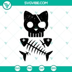 Meow Skeleton SVG, Halloween SVG, Scary SVG, Oct 31 SVG