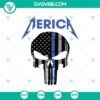 Merica Black Skull SVG featuring America Flag Skull design, Halloween and patriotic themes in digital format.