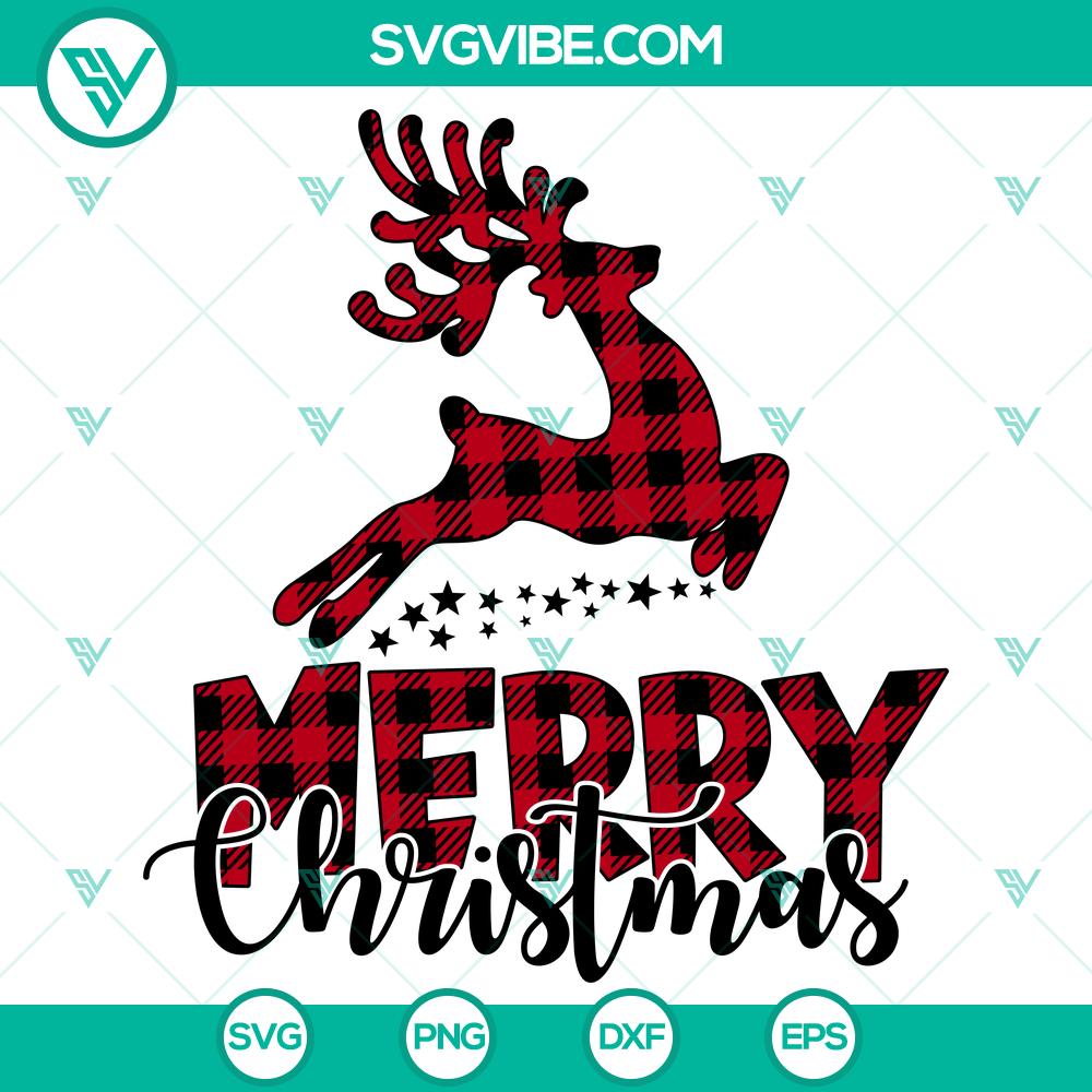 merry-christmas-buffalo-deer-svg-merry-christmas-svg-reindeer-svg.jpg Buffalo deer, Merry Christmas and reindeer SVG design in festive theme. Great for holiday crafting projects.