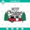 Merry Christmas Camper SVG,Merry And Bright Camper SVG, Xmas shirt SVG, Camping Life SVG PNG DXF Cut File 3