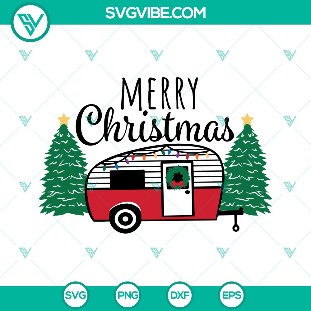 merry-christmas-camping-car-svg-christmas-tree-and-wreath-svg-camper-christmas-svg.jpg Merry Christmas Camping Car SVG, Christmas Tree And Wreath SVG, Camper Christmas SVG 1