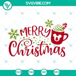 Merry Christmas SVG, Hot Cocoa SVG, Christmas SVG File