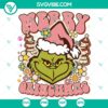 Merry Grinchmas Christmas design SVG DXF EPS PNG files for crafting and holiday projects.