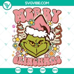 Merry Grinchmas Christmas SVG DXF EPS PNG Files