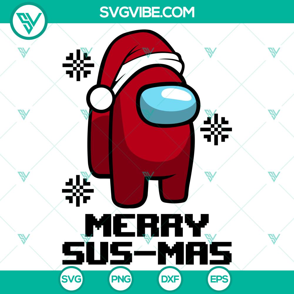 merry-sus-mas-svg-among-imposter-svg-merry-christmas-svg.jpg Merry Sus-Mas and Among Imposter SVG designs for Merry Christmas celebration, perfect for digital crafting.