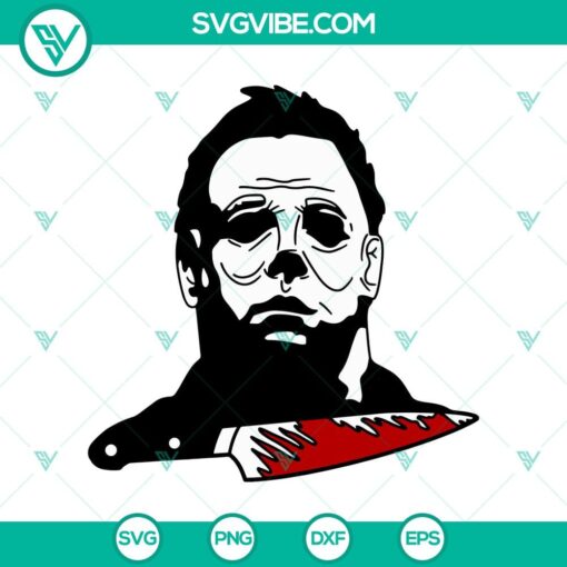 michael myers blood knife svg halloween svg michael myers svg horror svg