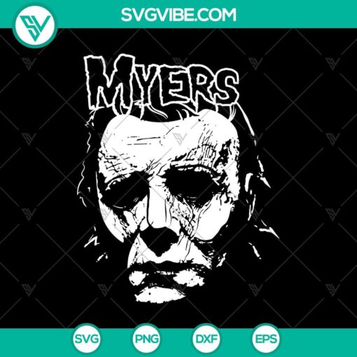 michael myers horror face svg horror characters svg halloween svg