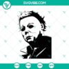 Michael Myers horror film Halloween SVG featuring iconic character design for Halloween.