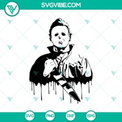 Michael Myers In Blood SVG, Horror SVG, Halloween SVG