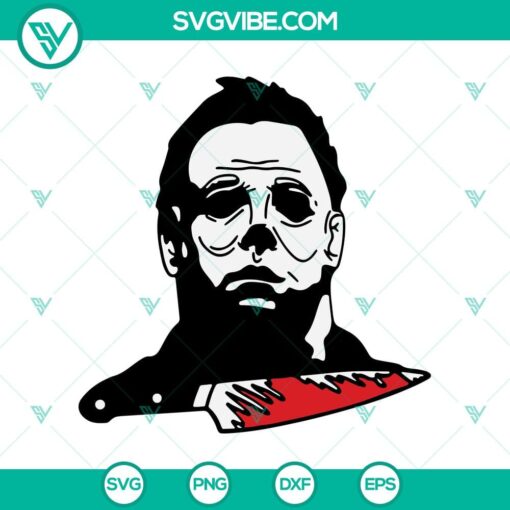 michael myers knife blood svg horror movie svg halloween svg