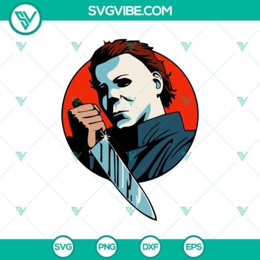 michael myers knife killer svg halloween film horror svg michael myers svg