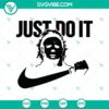 Michael Myers Nike Just Do It SVG featuring horror characters for Halloween, ideal for spooky-themed crafts and projects.