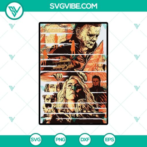 michael myers poster svg horror movie svg halloween horror svg