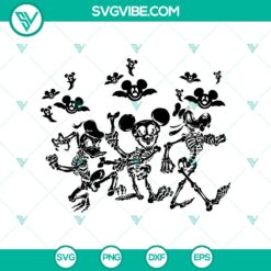 Halloween, SVG Files, Walt Disney SVG, Mickey And Donald Duck And Goofy 15