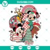 Mickey and Friends Christmas SVG DXF EPS PNG Files for holiday crafts and decorations featuring Disney characters.