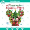 Mickey and Friends Very Merry Christmas SVG | Disney Holiday Cut Files 3
