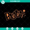 Mickey and Minnie Boo SVG featuring pumpkin and Halloween theme for digital crafting projects. Great for spooky celebrations.