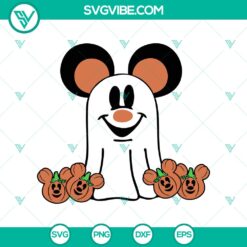 Halloween, SVG Files, Walt Disney SVG, Mickey Boo SVG, Disney Spooky SVG, Happy 13