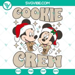 Mickey Cookie Crew SVG DXF EPS PNG Files