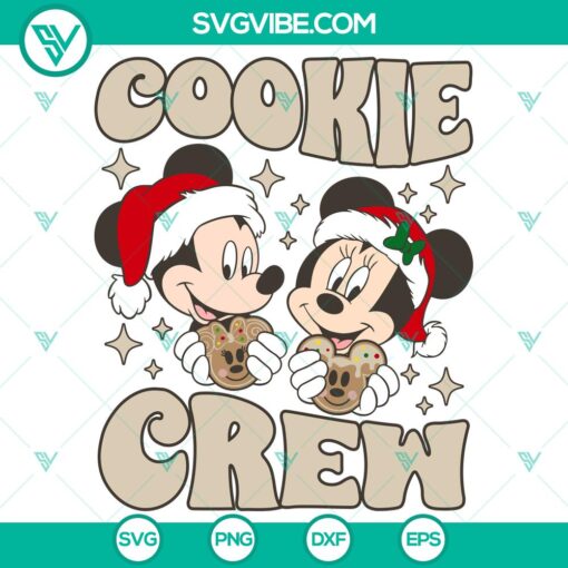 mickey cookie crew svg dxf eps png files