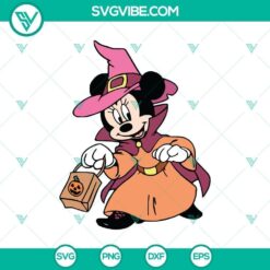 Mickey Funny Witch SVG, Disney Halloween SVG, Mickey And Minnie SVG