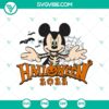 Mickey Halloween 2022 SVG featuring Disney characters in a spooky and cheerful Happy Halloween design. Ideal for Halloween crafts.