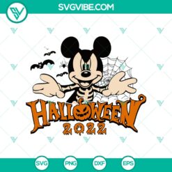 Halloween, SVG Files, Walt Disney SVG, Mickey Halloween 2022 SVG, Happy 16