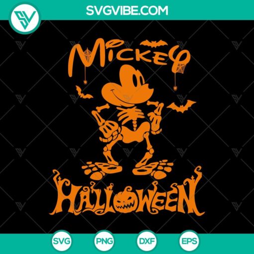 mickey halloween svg mickey skeleton svg disney halloween svg