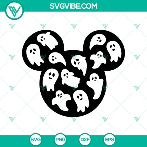 mickey head boo svg halloween svg scary svg oct 31 svg