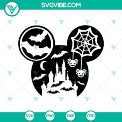 Halloween, Walt Disney SVG, SVG Files, Mickey Head Halloween SVG, Disney Mickey 12