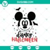 Mickey Jack Skellington Halloween SVG with Disney Mickey and The Nightmare theme for digital crafting projects.