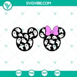 Halloween, SVG Files, Walt Disney SVG, Mickey Minnie Heads Ghosts SVG, Mickey 23