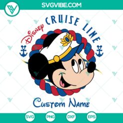 Mickey Mouse Disney Cruise SVG | Family Vacation Cut Files